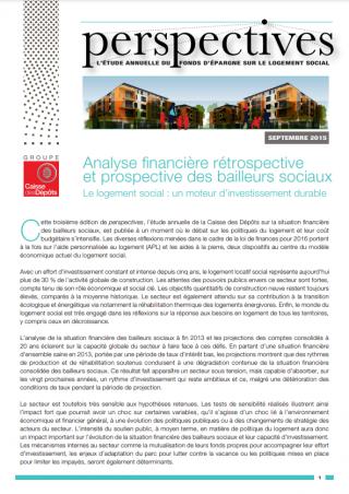 Etude Perspectives 2015