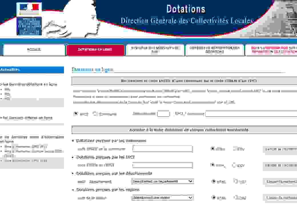 Dotations : Tous Les Montants 2020 Sont En Ligne