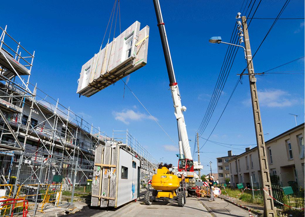 opération de rénovation thermique à Longueau (Somme)