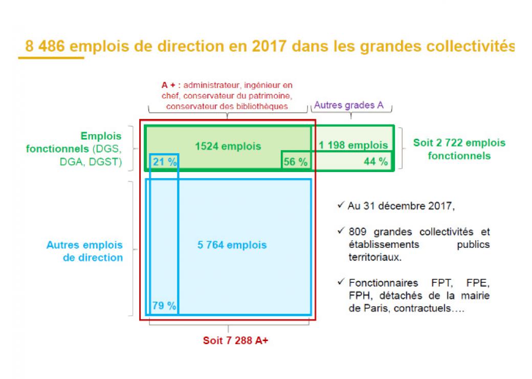 Pres De 8 500 Emplois De Direction Dans Les Grandes Collectivites