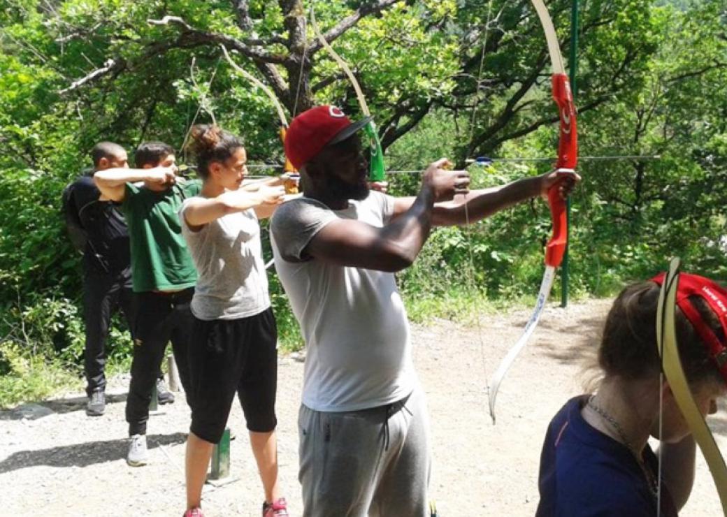 tir à l'arc, insertion sport