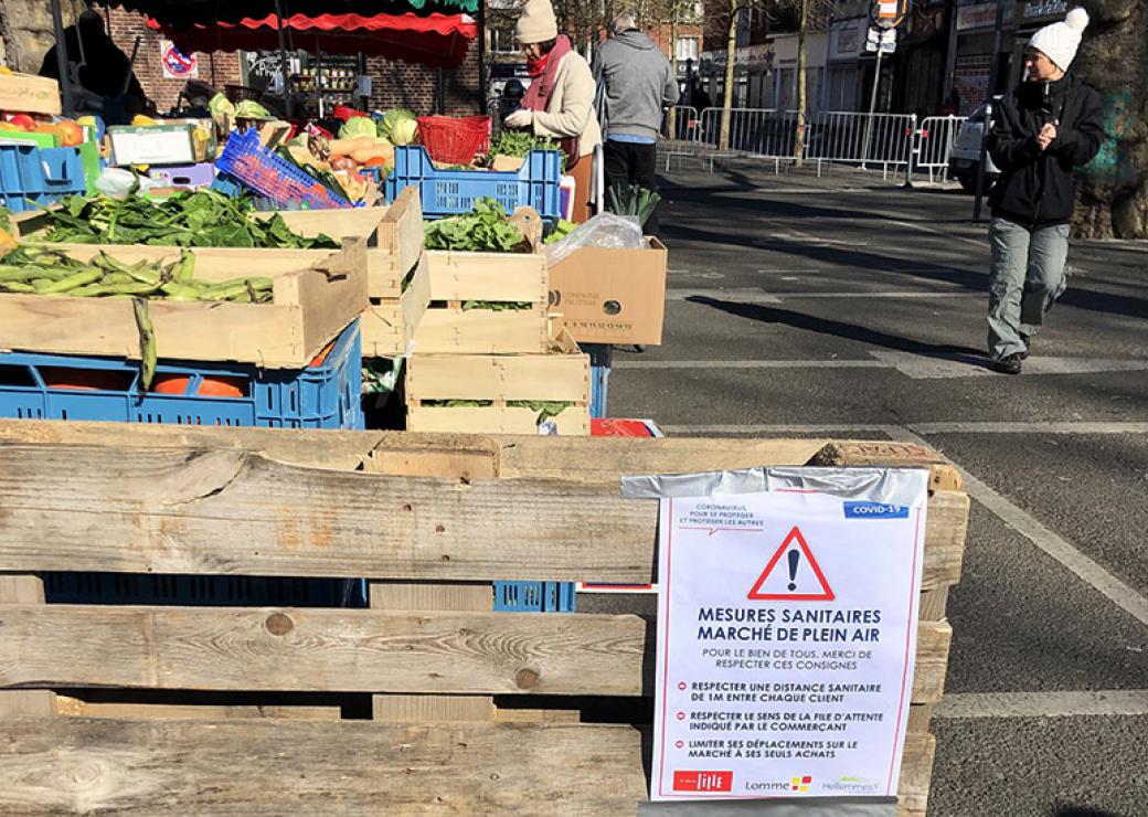 marché vide