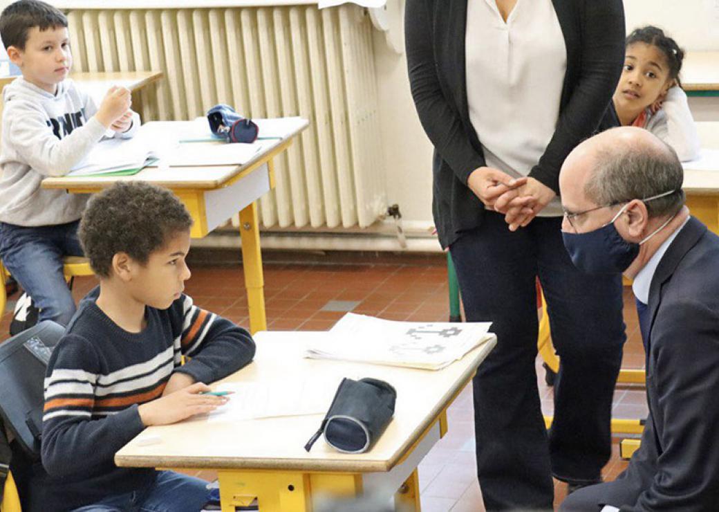 Jean Michel Blanquer à Poissy