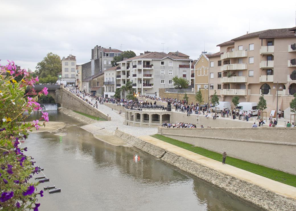 Des Berges Reamenagees Transforment Mont De Marsan 40