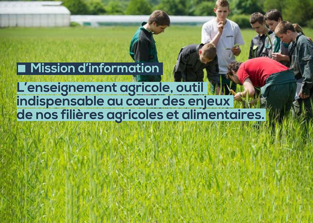 mission sur l'enseignement agricole