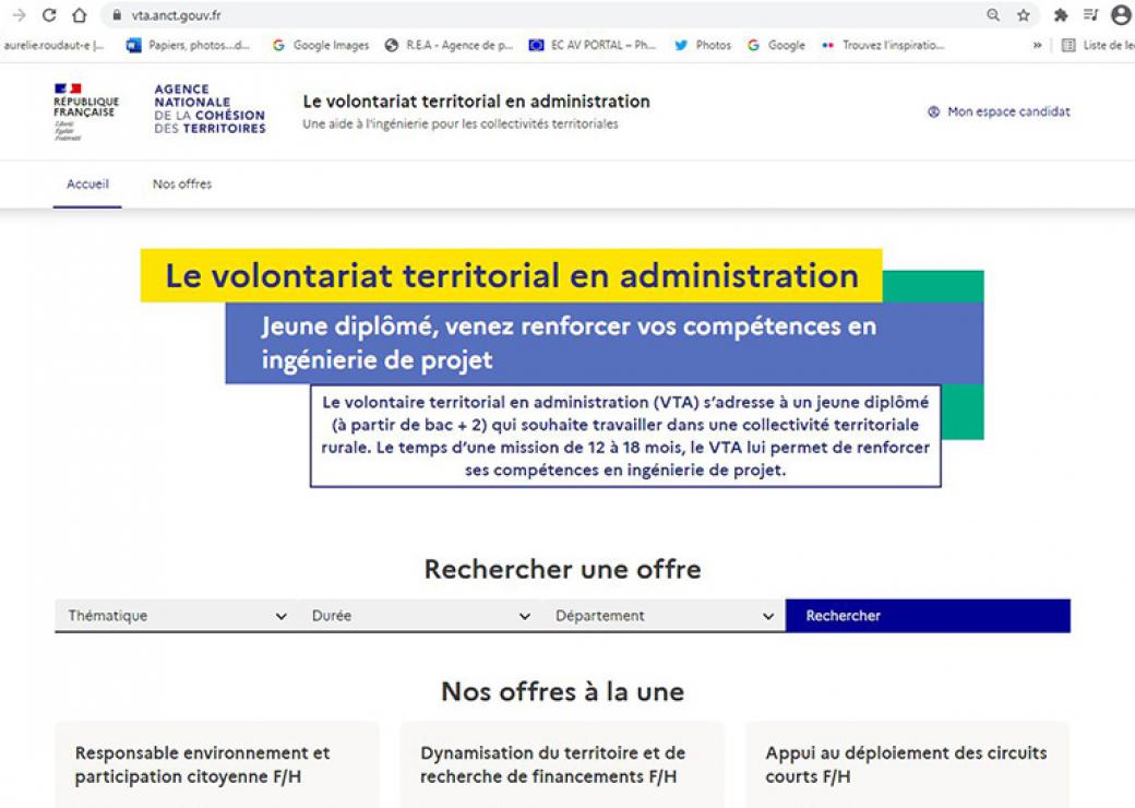 Volontariat territorial administration