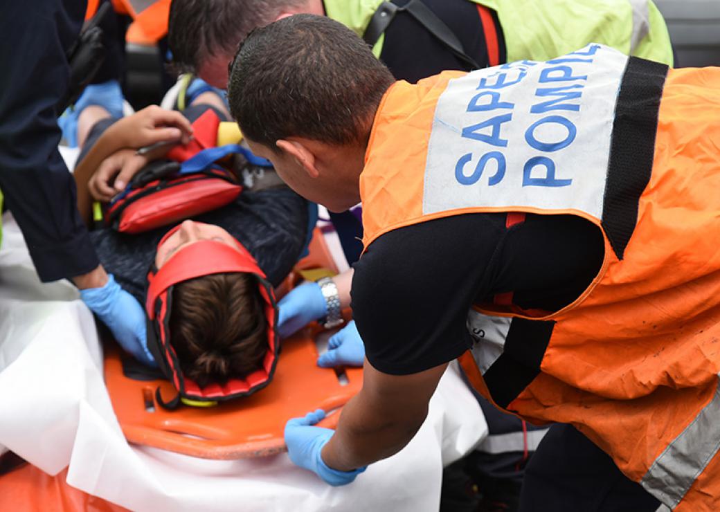 secours à la personne pompier