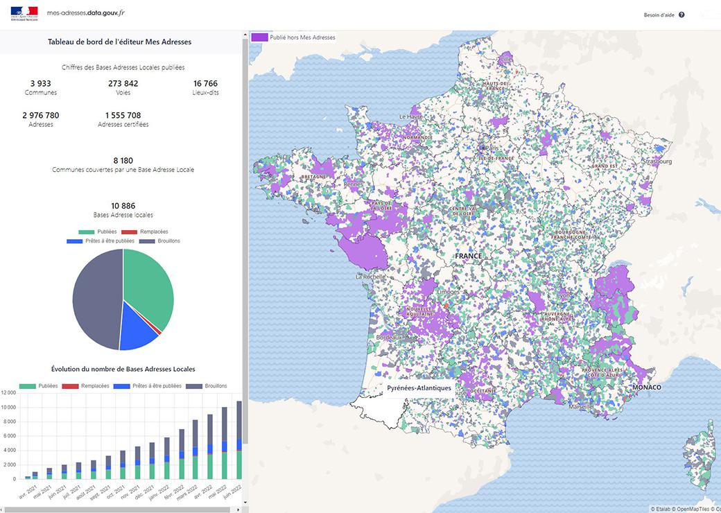 carte adresses locales