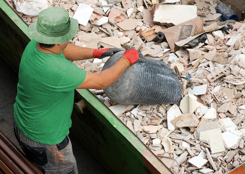 déchets de chantier 