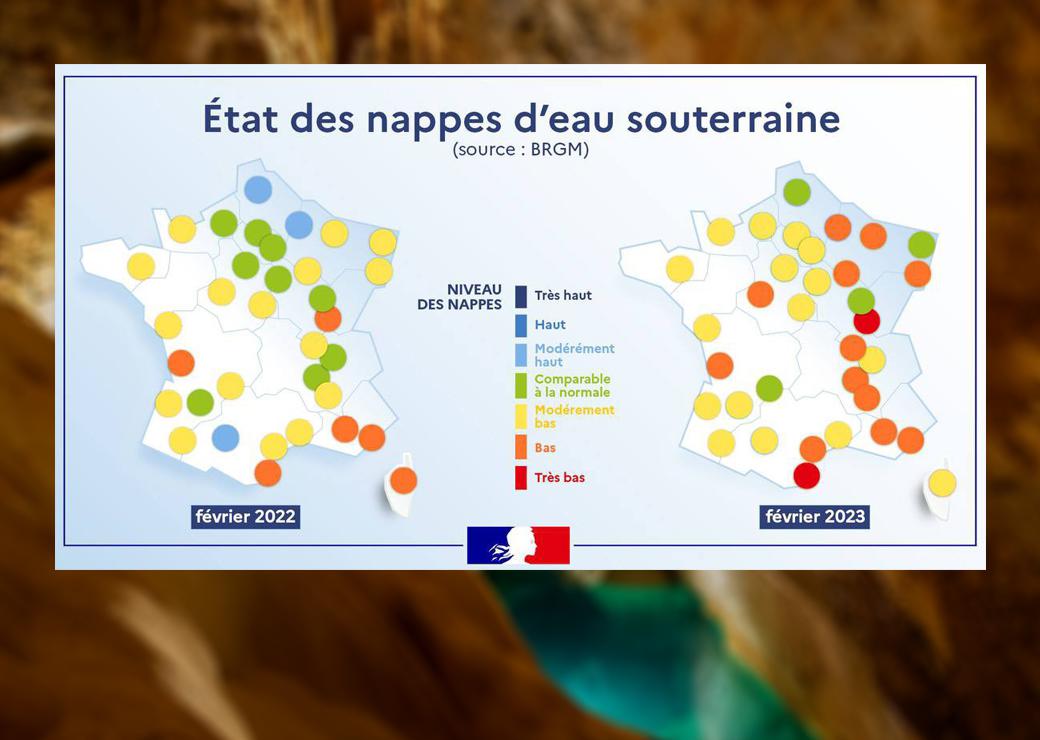 nappes d'eau souterraines 