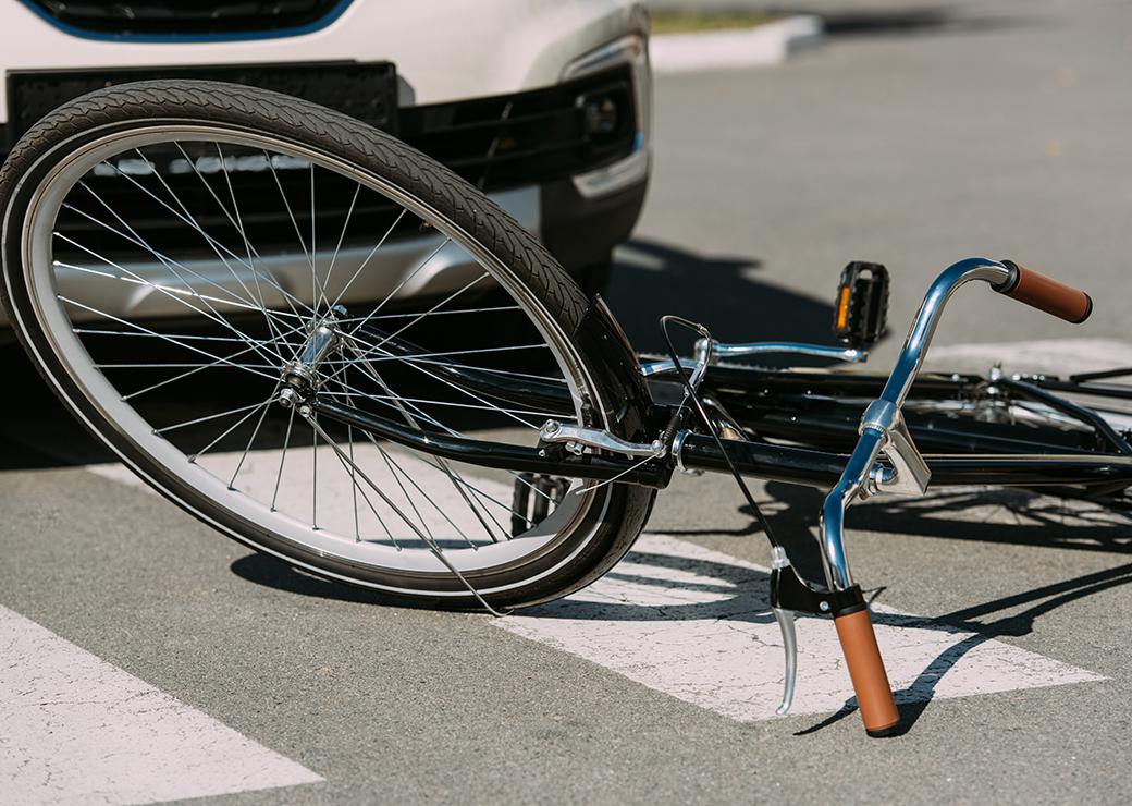 accident de vélo 