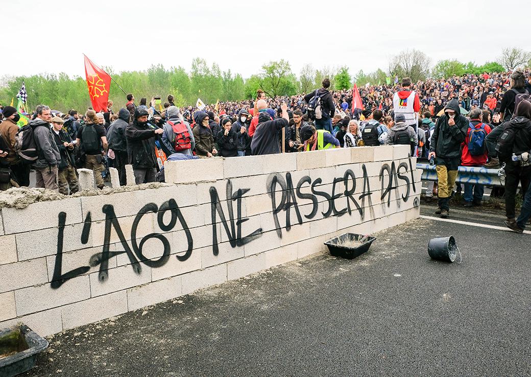 Manifestation contre l'A69 entre Toulouse et Castres