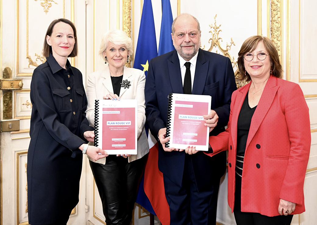 remise du rapport sur les violences intra-familiales 