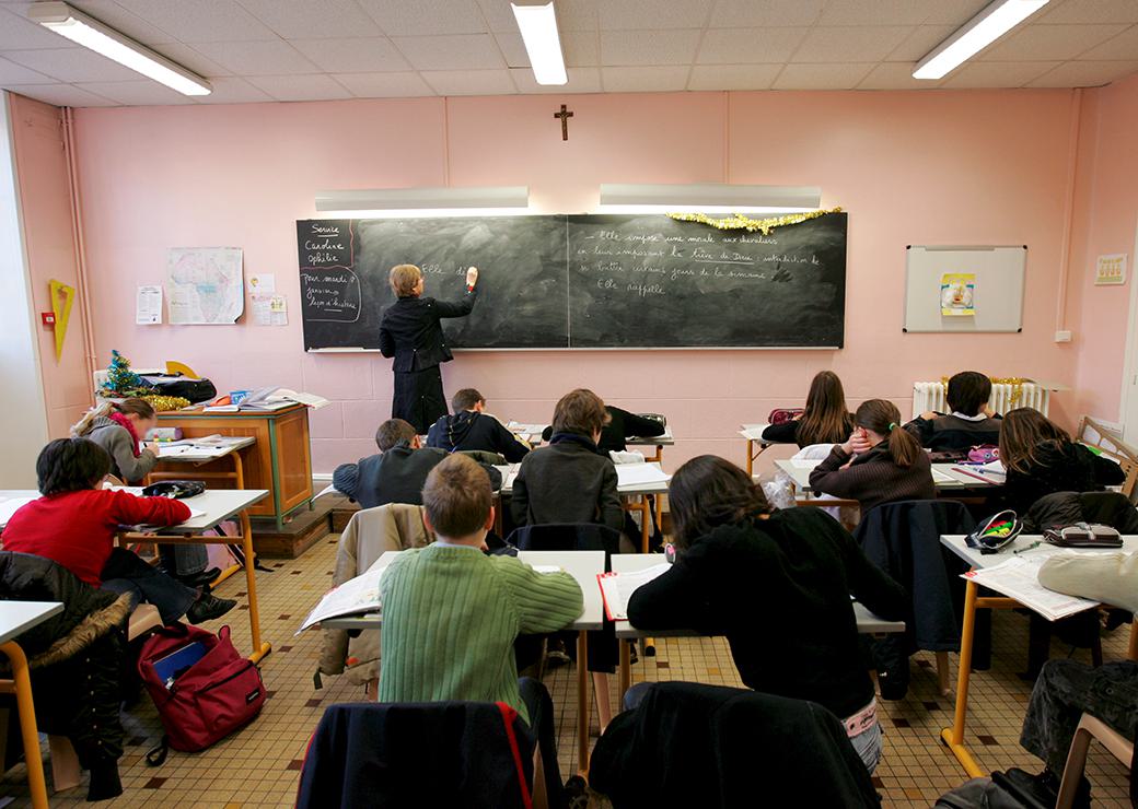 classe école catholique