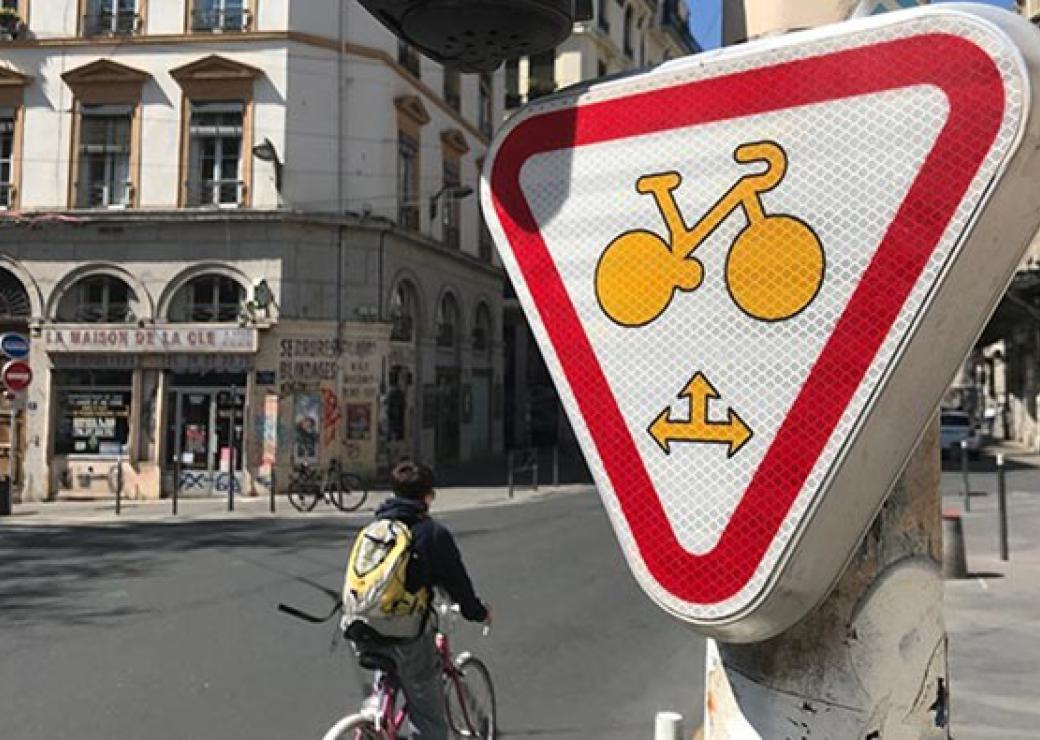 Des voiries aménagées pour les cyclistes - Lyon