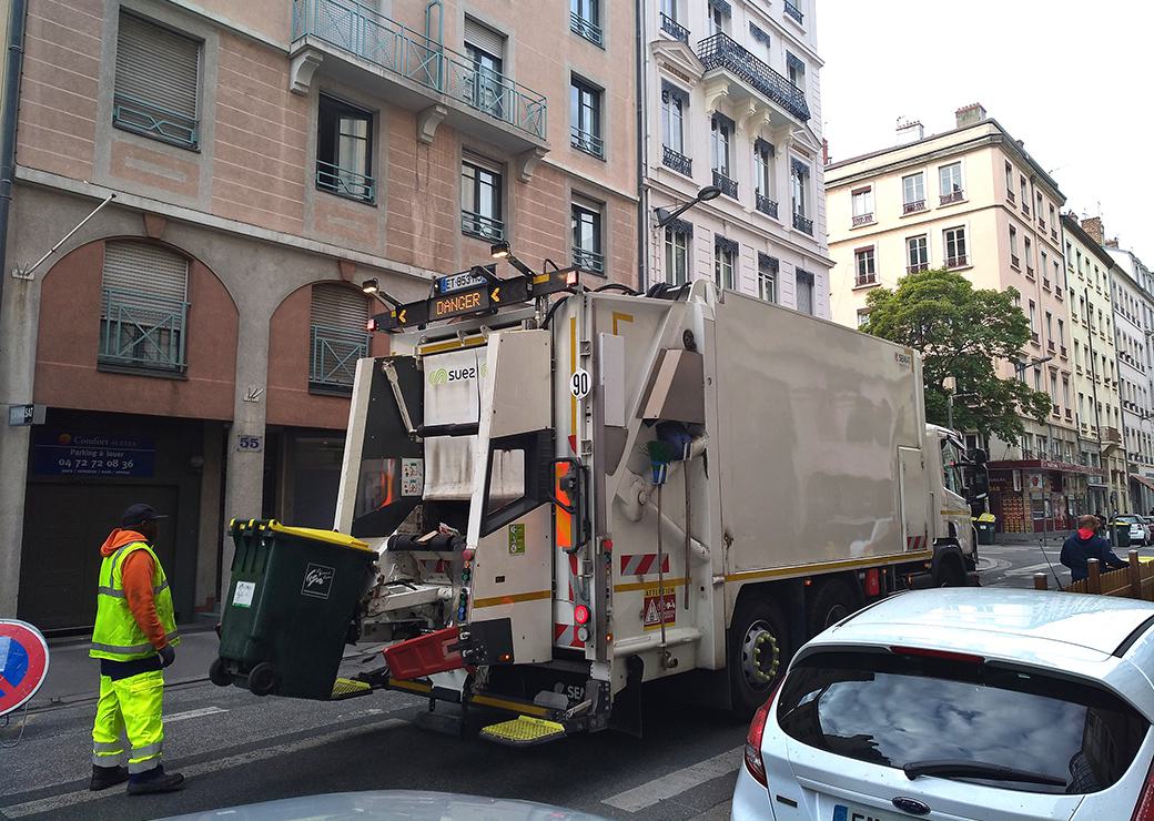 collecte des déchets Lyon 