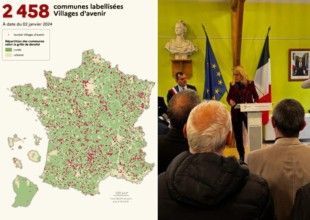 Villages d’avenir : une première salve de 2.500 communes