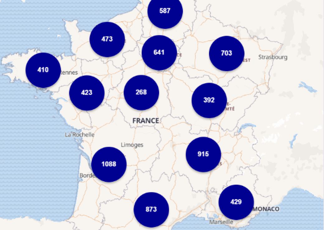 Cartes régions Conseiller numérique