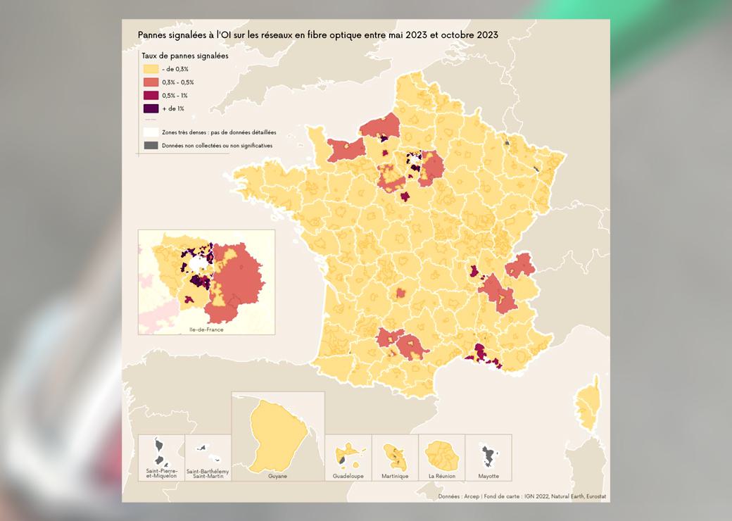 carte des pannes