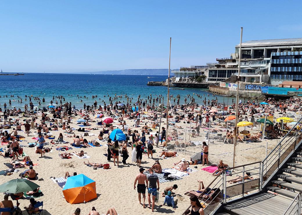 plage à Marseille 