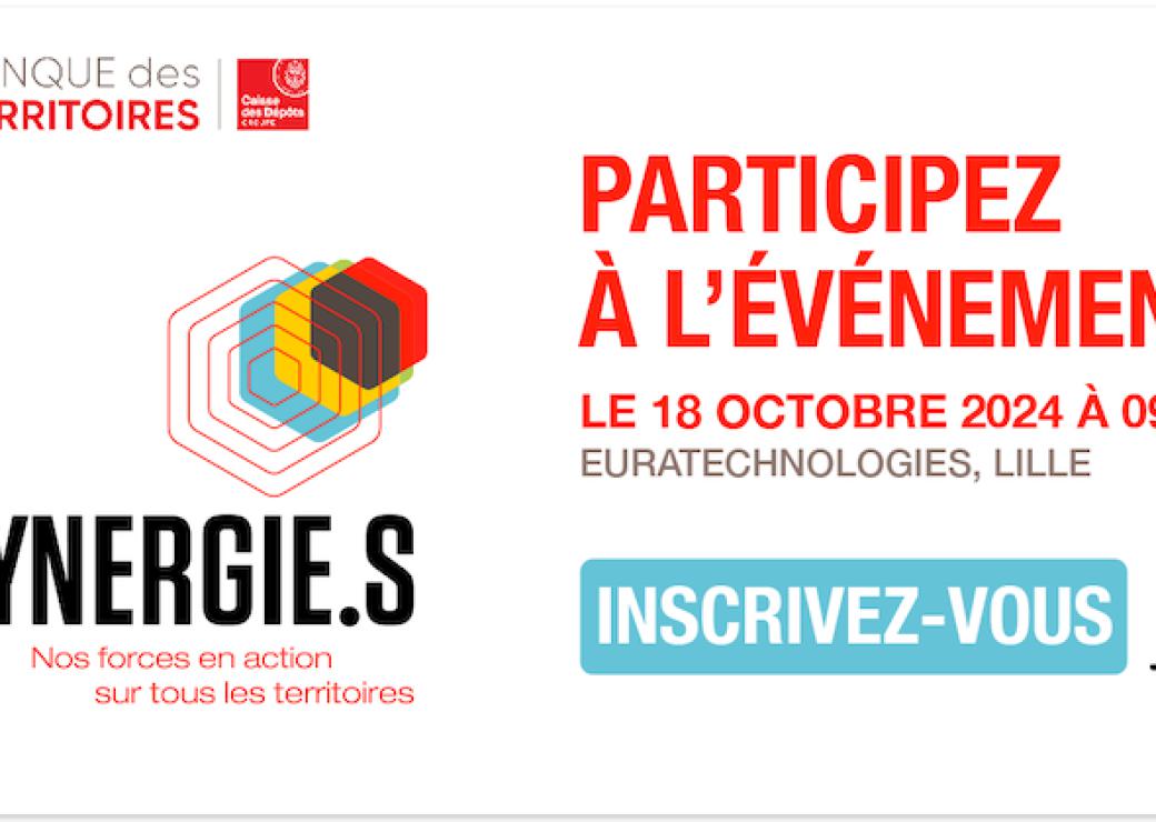 Bannière de présentation de l'évènement Synergie.s à Lille