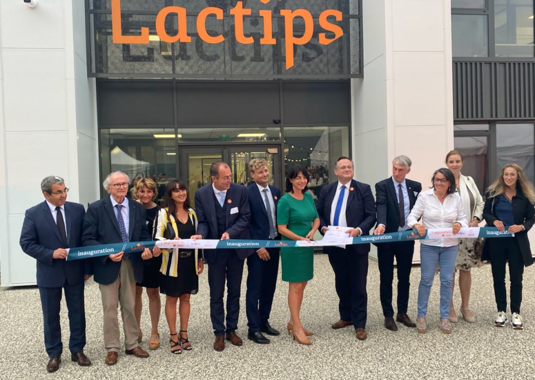 Inauguration usine Lactips (production du premier bioplastique soluble)