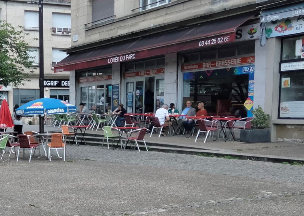 Terrasse d'un café