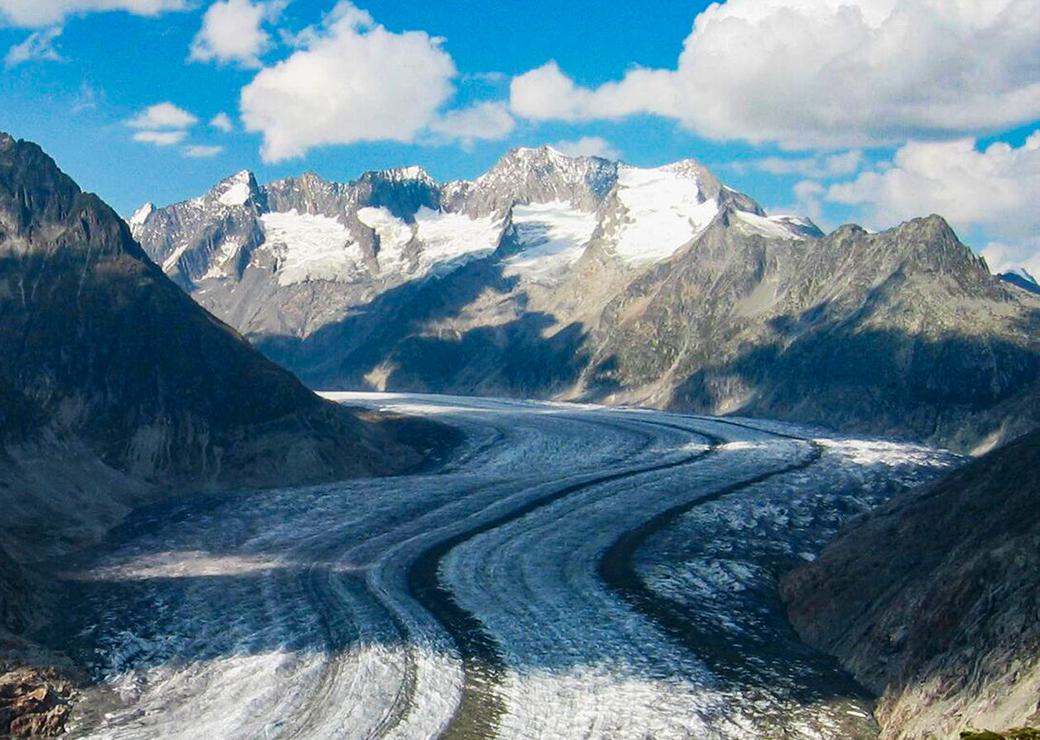 glacier en fonte