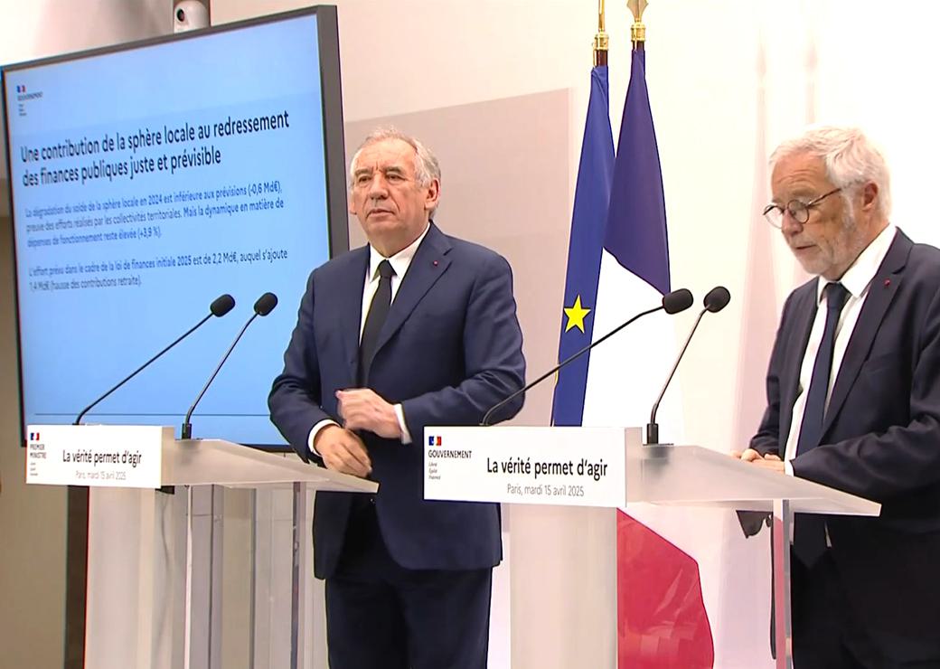 François Bayrou et François Rebsamen 