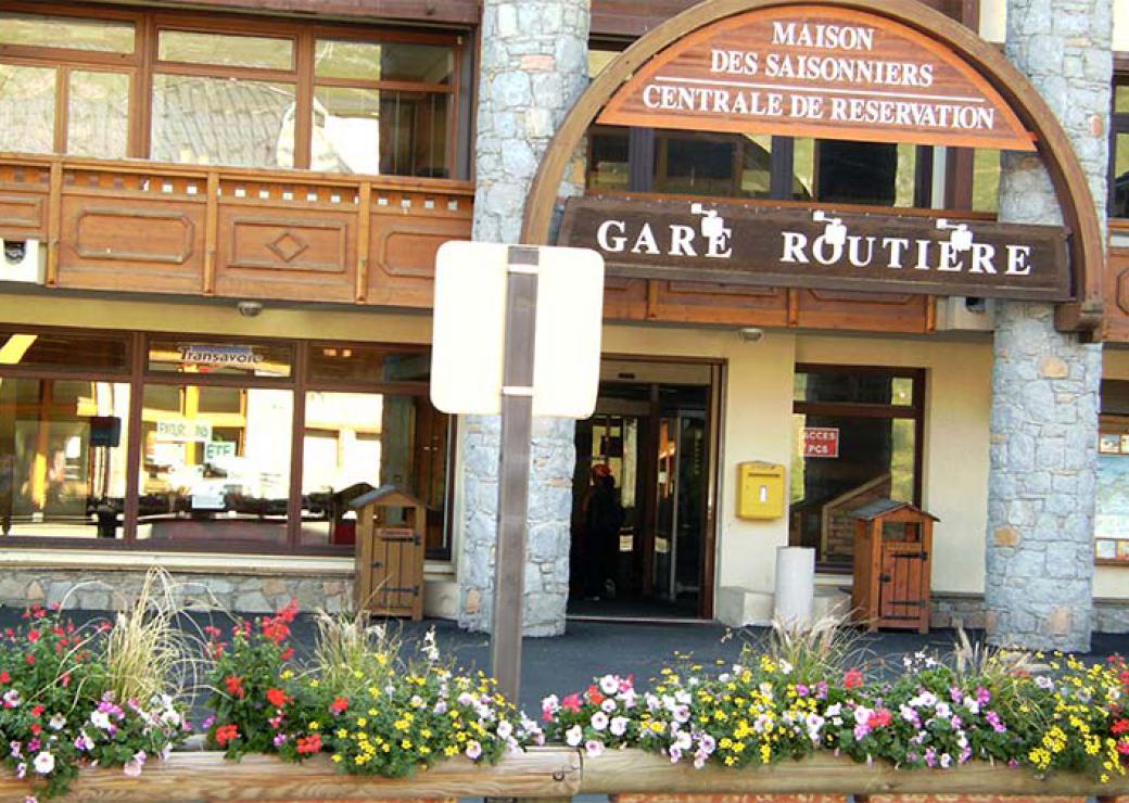 Panneau gare routière