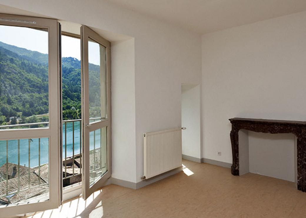 Intérieur d'appartement, Patrimoine historique réhabilité Sisteron