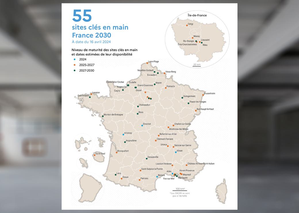 carte des 55 sites clés en main 