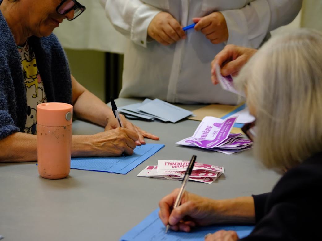 2e tour législatives, dépouillement