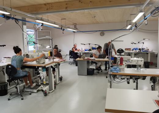 atelier couture dans l'établissement