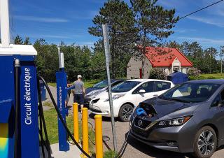 Bornes pour voitures électriques 