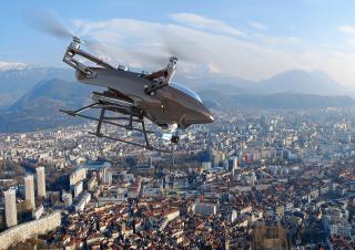 drone survolant Grenoble 