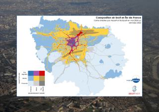 cartographie croisée de la qualité de l’air et de l’environnement sonore au sein de la région Île-de-France