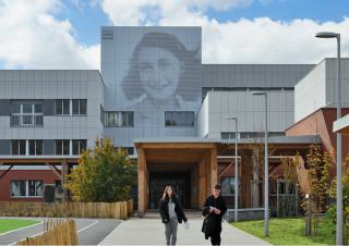 collège Anne Frank - entrée de l'établissement