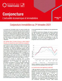 Conjoncture immobilière au 3ème trimestre 2021